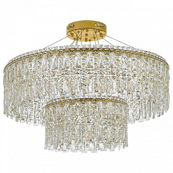 Подвесная люстра Arti Lampadari Ovindoli Gold золото арт. Ovindoli L 1.5.80+40.100 G