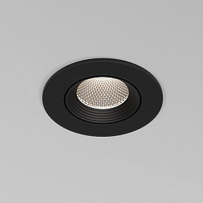 Встраиваемый светильник Elektrostandard Even черный арт. a065459