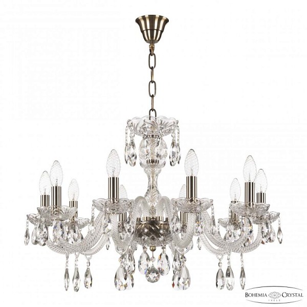 Подвесная люстра Bohemia Ivele Crystal 117 неокрашенный арт. 117/10/240 Pa