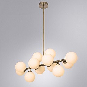 Люстра на штанге Arte Lamp Bolla-piccolo коричневый арт. A3988SP-12AB