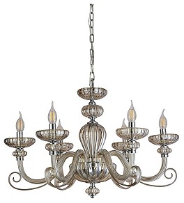 Подвесная люстра Newport ANNETTE хром арт. 8626/C chrome cognac