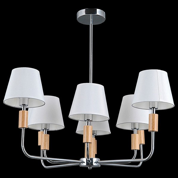 Люстра на штанге ILLUMICO IL0029 коричневый арт. IL0029-8PSQ-19 CR