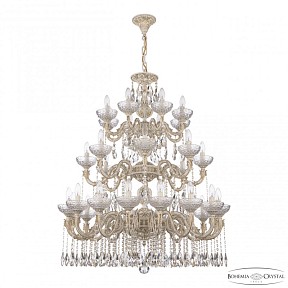 Подвесная люстра Bohemia Ivele Crystal AL7901 белый арт. AL79101/16+8+8/300/3d A WMG P Clear/M-1F