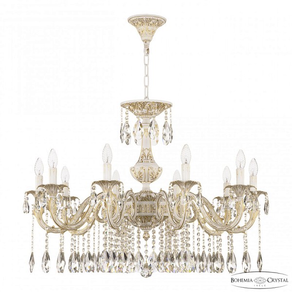 Подвесная люстра Bohemia Ivele Crystal AL7901 белый арт. AL79101/10/300 A WMG