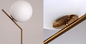 Настольная лампа декоративная Imperiumloft Flexic Lights Family Michael Anastassiades латунь арт. 73678-22