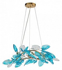 Подвесная люстра Indigo Olivo коричневый арт. 11043/6P Blue