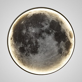 Накладной светильник Imperiumloft COSMOS Мун D60 черный арт. cosmos-moon01