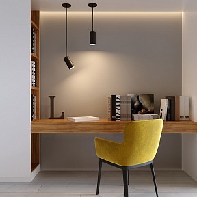 Встраиваемый светильник Elektrostandard Drop черный арт. Drop 8W черный (50242 LED)