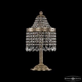 Настольная лампа декоративная Bohemia Ivele Crystal 1920 золото арт. 19201L6/H/20IV Pa Leafs