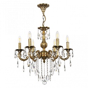 Подвесная люстра Bohemia Ivele Crystal AL7901 золото арт. AL79101/6/175 B FP