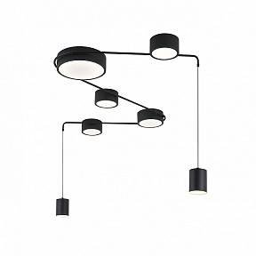 Потолочная люстра Indigo Modulo черный арт. 14028/7С Black