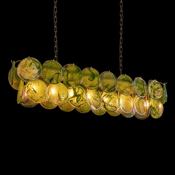 Подвесная люстра Loft it Lolly бронза арт. 10492/1200R Green