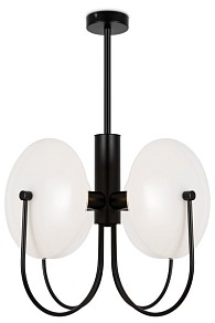 Люстра на штанге Freya Эллипс черный арт. FR5320PL-04B