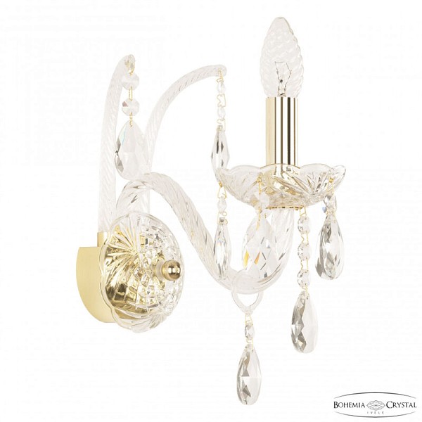 Бра Bohemia Ivele Crystal 105 золото арт. 105B/1/165 G