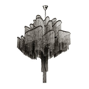 Подвесная люстра Loft it Stream серый арт. 10208/800 Gunmetal