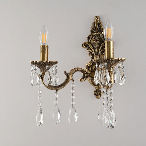 Бра Bohemia Ivele Crystal AL7801 золото арт. AL7801B14/2/175 A FP