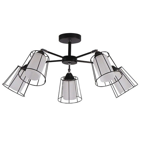 Потолочная люстра Imex MD.24380 черный арт. MD.24380-5-S BK+CH
