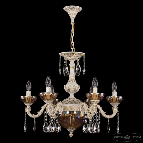 Подвесная люстра Bohemia Ivele Crystal AL7901 белый арт. AL79101P/6/175 A WMG P Shampan/M-1H
