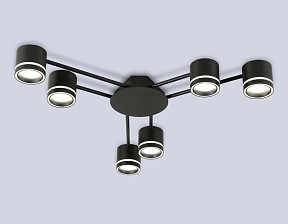 Потолочная люстра Ambrella Light FL черный арт. FL71516