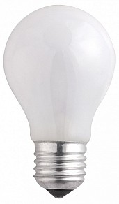 Лампа накаливания Jazzway   арт. A55 240V 75W E27 frosted