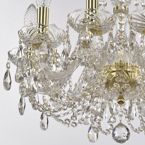 Подвесная люстра Bohemia Ivele Crystal 101 золото арт. 101/10/165 G