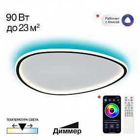 Накладной светильник Citilux ТRIO черный арт. CL215B261E
