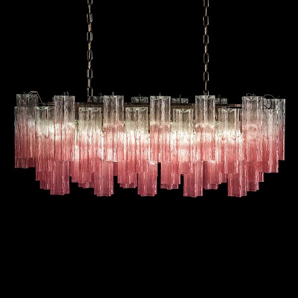 Подвесная люстра Loft it Murano бронза арт. 10580/1000R Clear pink