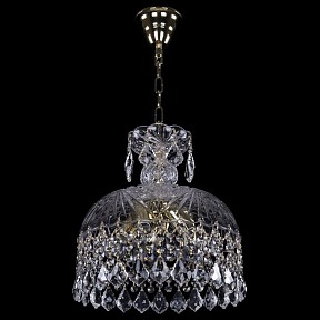 Подвесной светильник Bohemia Ivele Crystal 1478 золото арт. 14781/30 G Leafs