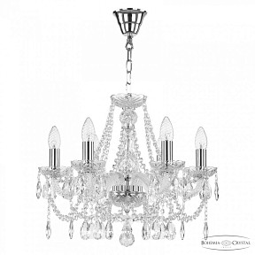 Подвесная люстра Bohemia Ivele Crystal 107 никель арт. 107/6/165 Ni