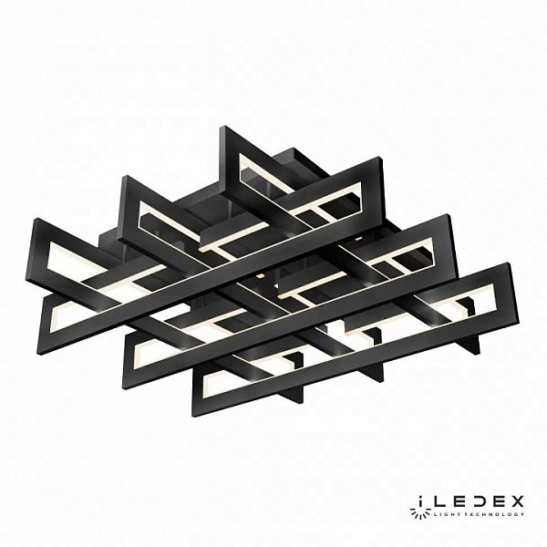 Потолочная люстра iLedex Stalker черный арт. 9082-800*800-X 192W BK