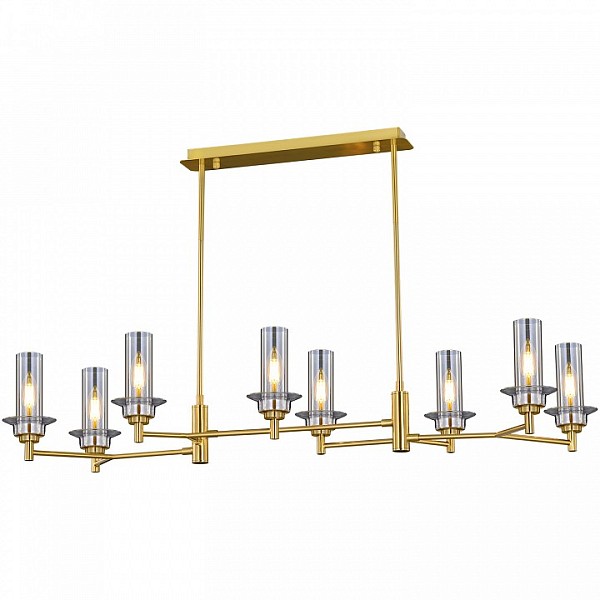 Люстра на штанге ILLUMICO IL5216 золото арт. IL5216-8RLS-24 HIGHBALL
