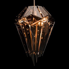 Подвесной светильник Loft it Shard бронза арт. 10432 Smoke