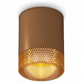 Накладной светильник Ambrella Light XS коричневый арт. XS6304020