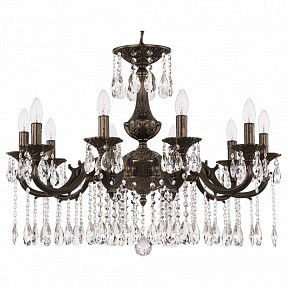 Подвесная люстра Bohemia Ivele Crystal AL7801 бронза арт. AL78101/10/250 A PD