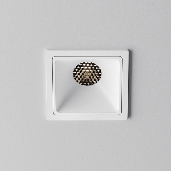 Встраиваемый светильник Maytoni Alfa LED белый арт. DL043-01-10W4K-SQ-W-1