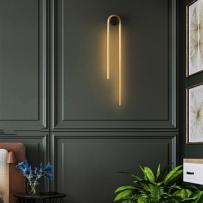 Накладной светильник Imperiumloft  латунь арт. Wiki-B-Wall01