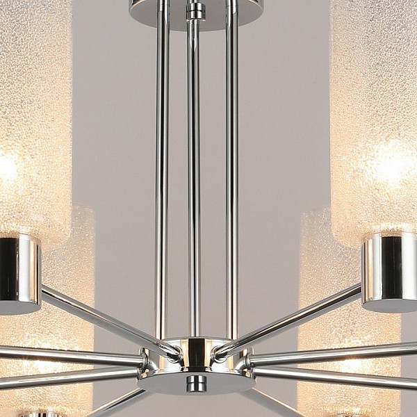 Люстра на штанге ILLUMICO  хром арт. IL0317-8C-79 CR
