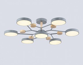 Люстра на штанге Ambrella Light FL дерево арт. FL4865