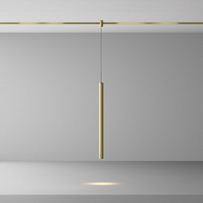 Подвесной светильник Maytoni Technical Focus Led латунь арт. TR156-1-5W3K-BS