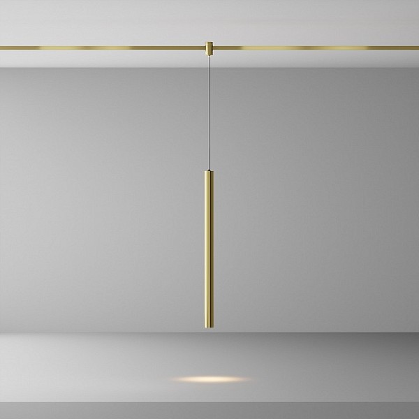 Подвесной светильник Maytoni Technical Focus Led латунь арт. TR156-1-5W3K-BS