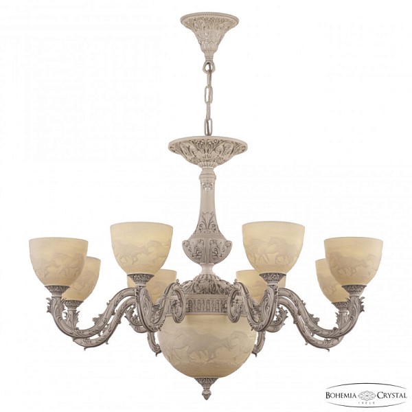 Подвесная люстра Bohemia Ivele Crystal AL7901 белый арт. AL79101P/8/250 WMN P1 U Horse