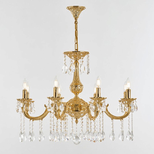 Подвесная люстра Bohemia Ivele Crystal AL7801 золото арт. AL78101/8/250 A G