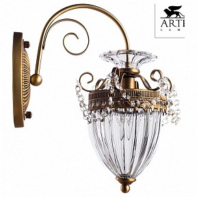 Бра Arte Lamp Schelenberg латунь арт. A4410AP-1SR