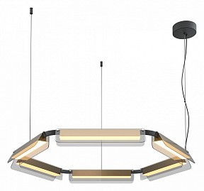 Подвесная люстра Maytoni Flat латунь арт. MOD296PL-L60BS3K