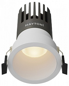 Встраиваемый светильник Maytoni  белый арт. DL118-15W-3K-W