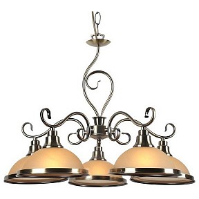 Подвесная люстра Arte Lamp Safari бронза арт. A6905LM-5AB