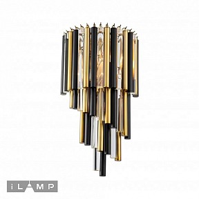 Накладной светильник iLamp Tribeca бронза арт. 097B-3 MBR+BK
