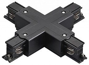 Соединитель для треков Lightstar Quattro черный арт. 504147-FR