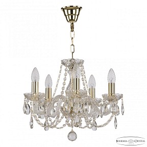Подвесная люстра Bohemia Ivele Crystal 101 золото арт. 101/5/141 G