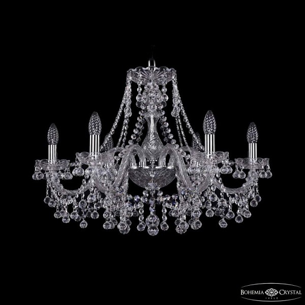 Подвесная люстра Bohemia Ivele Crystal 1409 никель арт. 1409/6/240 Ni